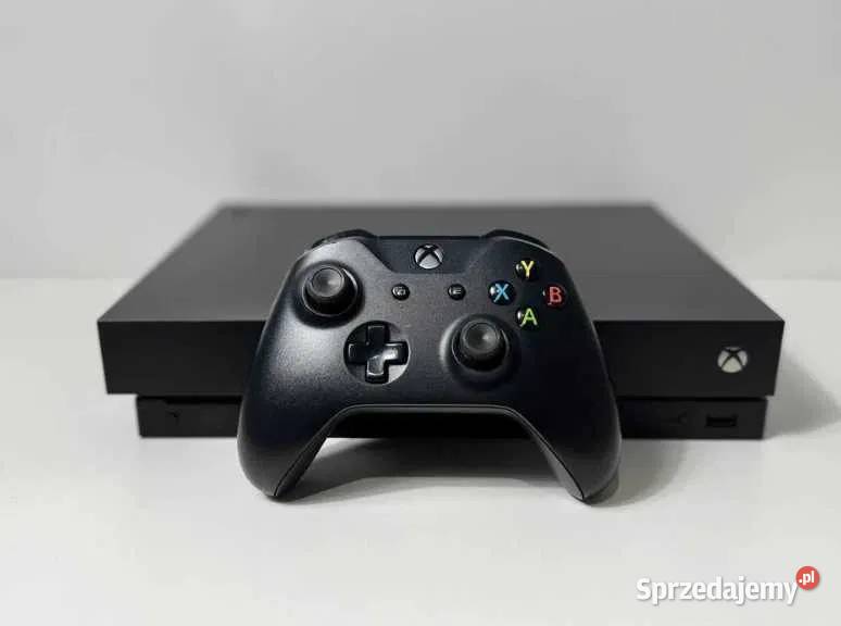 KONSOLA XBOX ONE X 1TB PAD OKABLOWANIE ZESTAW Śrem