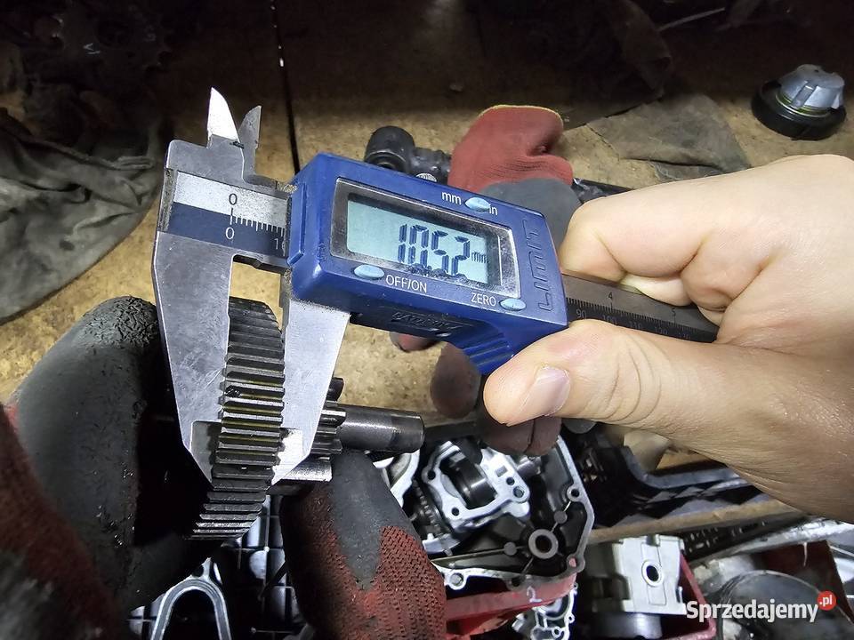 Yamaha YZF 125 zębatka tryb pośrednia