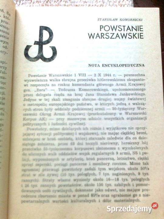 Oddziały Powstania Warszawskiego Rok wydania 1988 Warszawa