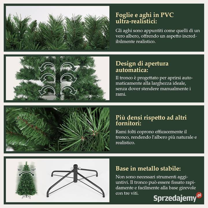 Choinka sztuczna Salcar 180 Jadowniki