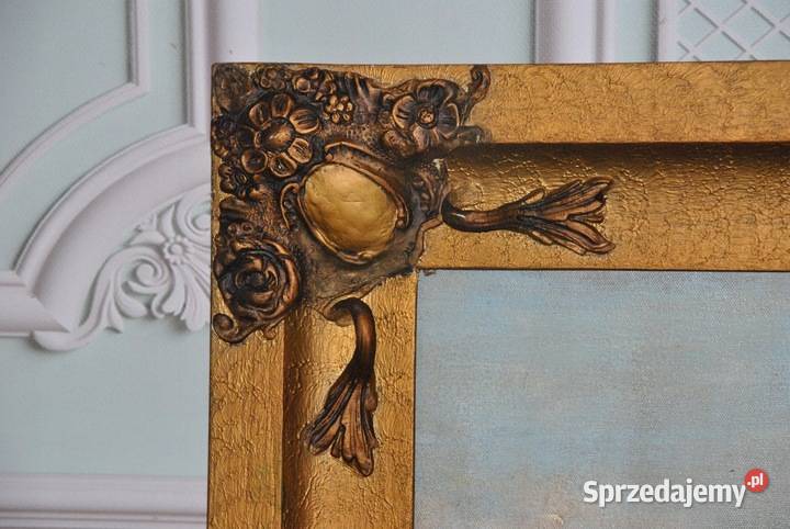 Antoni Piotrowski Zimowa Scena Rodzajowa Polski Obrazki i obrazy Kraków sprzedam