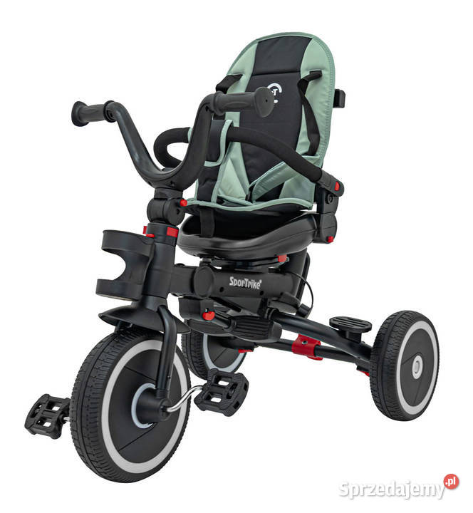 Rowerek Trzykołowy RIDER zielony koła EVA z mazowieckie Warszawa sprzedam