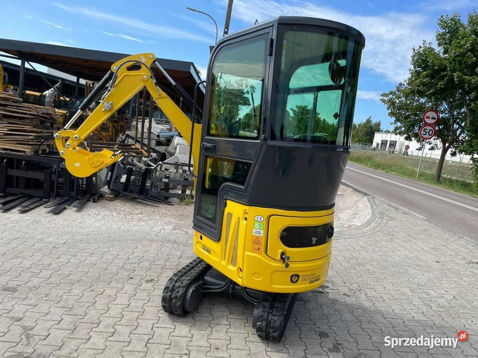 Minikoparka GG900C Gunter Grossmann kabina Katowice