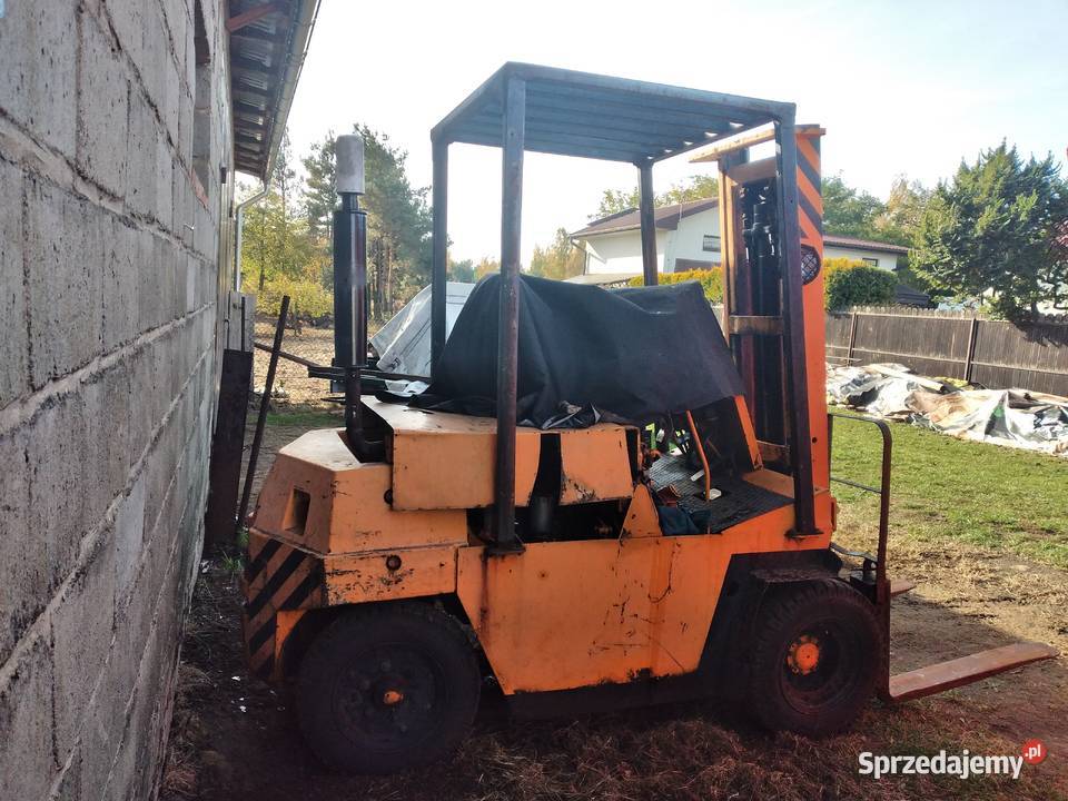 Wózek widłowy GPW C330 koła bliźniaki uszkodzony Złoczew