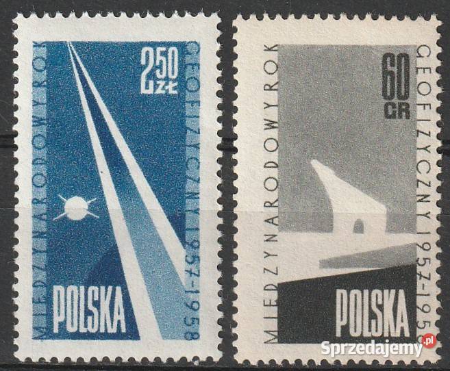 POLSKA GEOFIZYCZNY 1958 CZYSTE łódzkie Łódź sprzedam