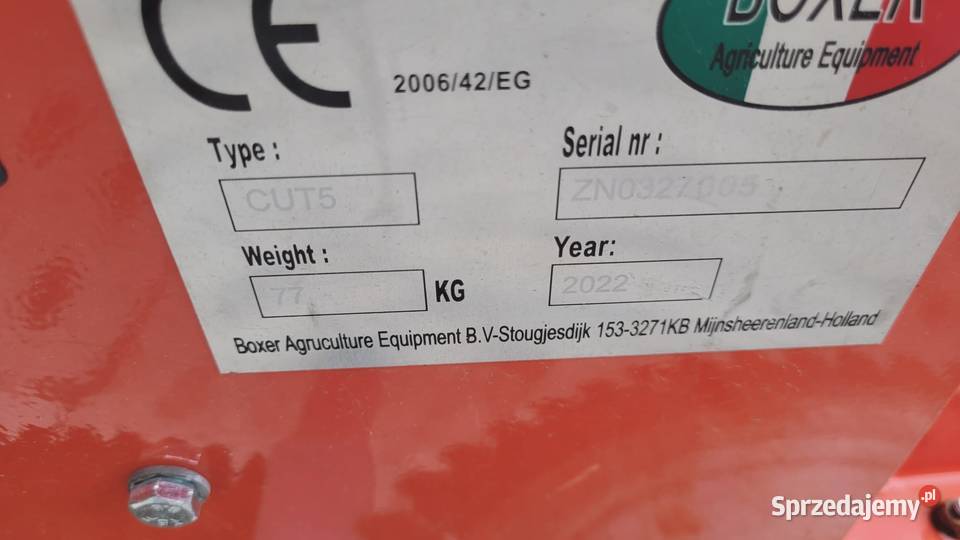 Pia tarczowa do drzew Boxer CUT5 mini koparki Zaklików