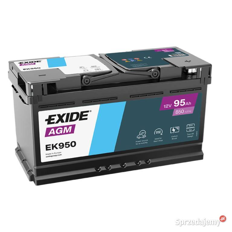 Akumulator 95Ah 850A EXIDE AGM STARTSTOP EK950 Zamość