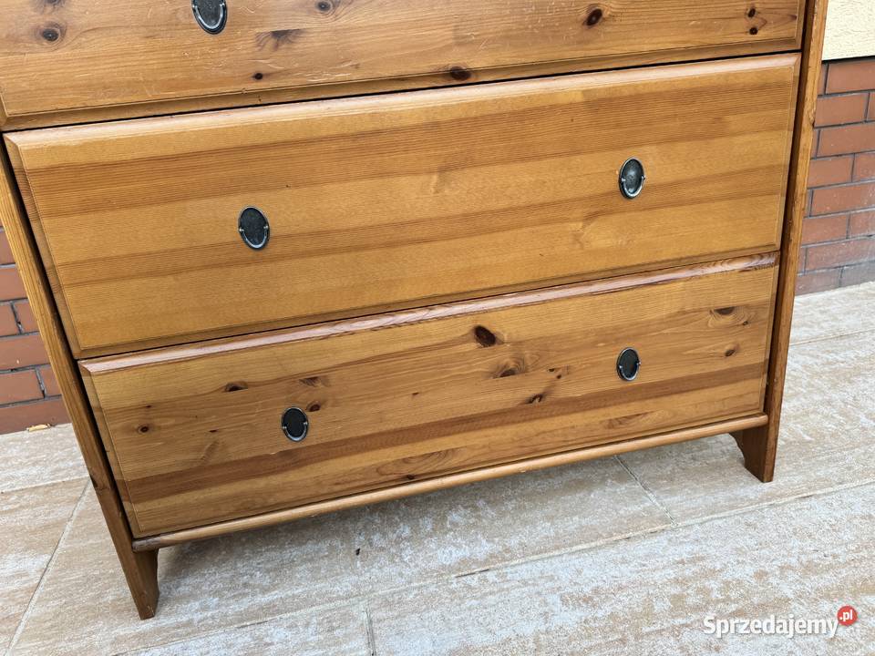 Komoda wysoka z szufladami Leksvik Ikea Garwolin