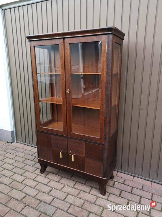 Witryna Biblioteka Serwantka ARTDECO Stara Antyk Swarzędz