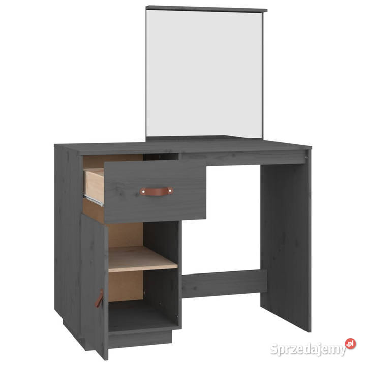 Toaletka szara 95x50x134 lite drewno sosnowe Warszawa