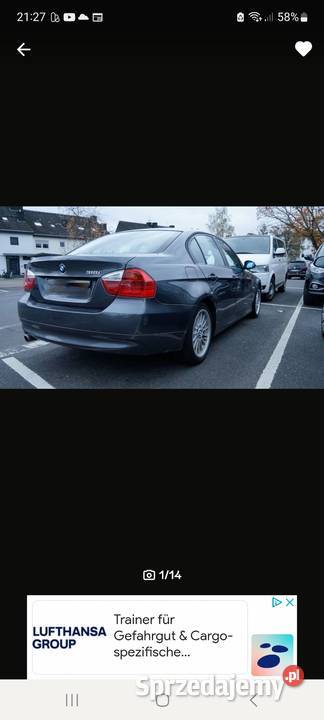 BMW 318i 2007r 129KM Seria 3 dolnośląskie Jelenia Góra