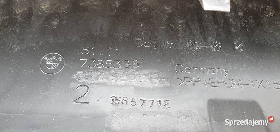 BMW 5 G30 G31 ZDERZAK PRZÓD PRZEDNI PDC lubuskie Trzciel