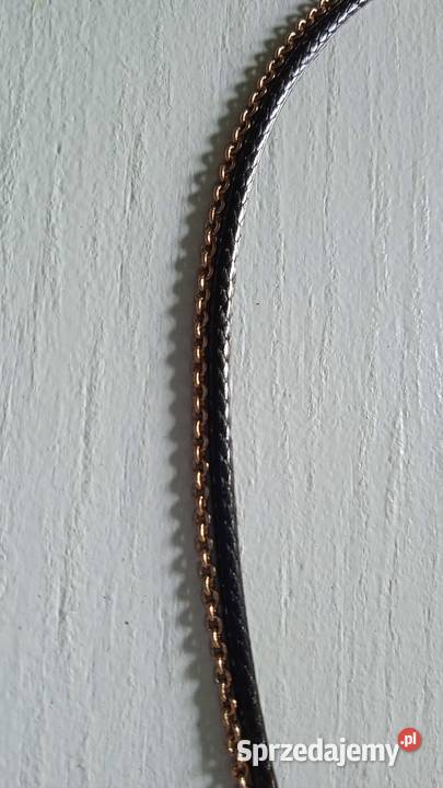 DAMSKA OBRÓŻKA ZE ZŁOCONYM ŁAŃCUSZKIEM I Piła