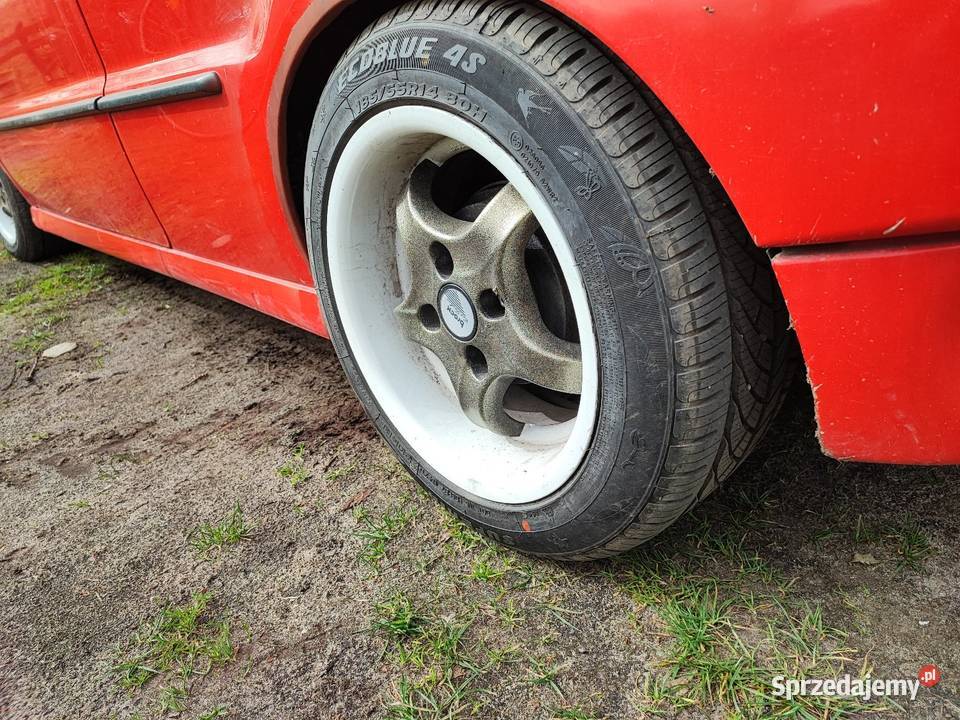 Koła felgi aluminiowe 14 rant BROCK 4x100 opony