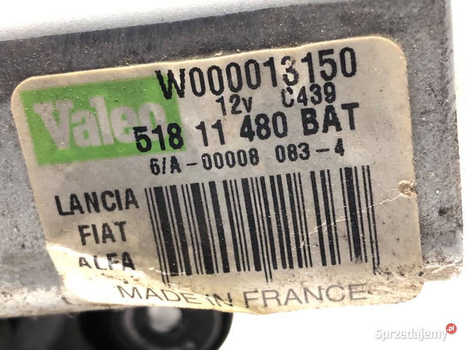 SILNIK WYCIERACZEK TYŁ FIAT DOBLO II 51811480