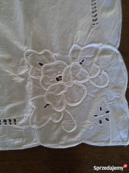 78 x 78 obrus haft holenderski biały serweta Gdynia sprzedam