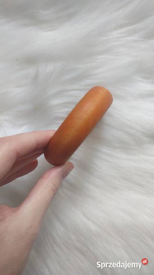 Drewniana pomarańczowa bransoletka Vintage Retro Biżuteria małopolskie