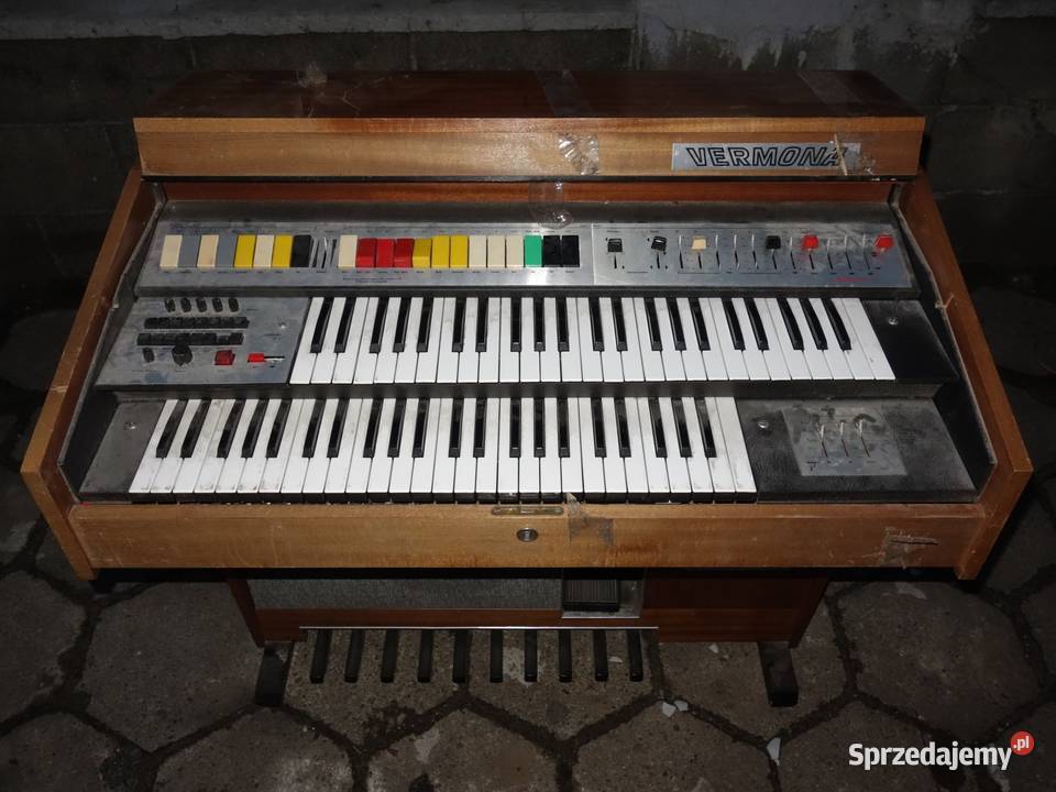 Organy elektroniczne VERMONA OV 251 z ET62 i ER9 Tarnowskie Góry