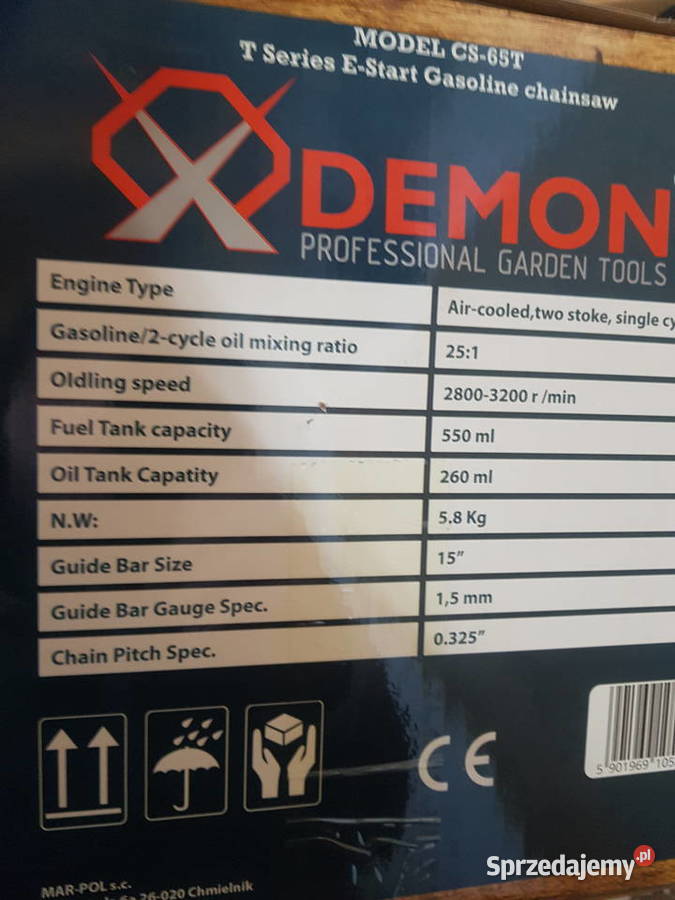 Pilarka łańcuchowa spalinowa Demon 435