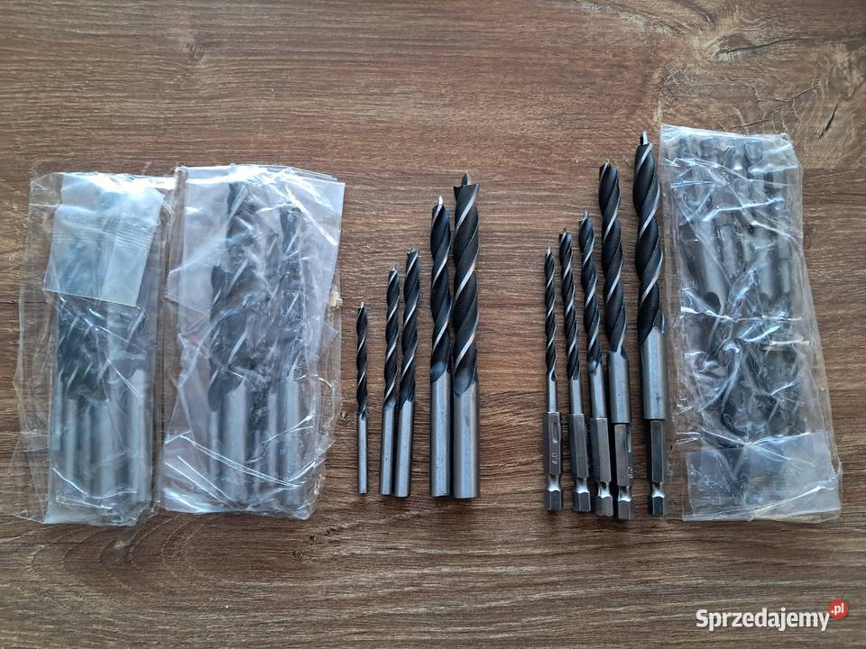 25 nowych wierteł 15 do wiertarki 10 do sprzedam