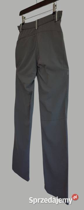 Damskie sportowe spodnie trekkingowe szare Chrzanów