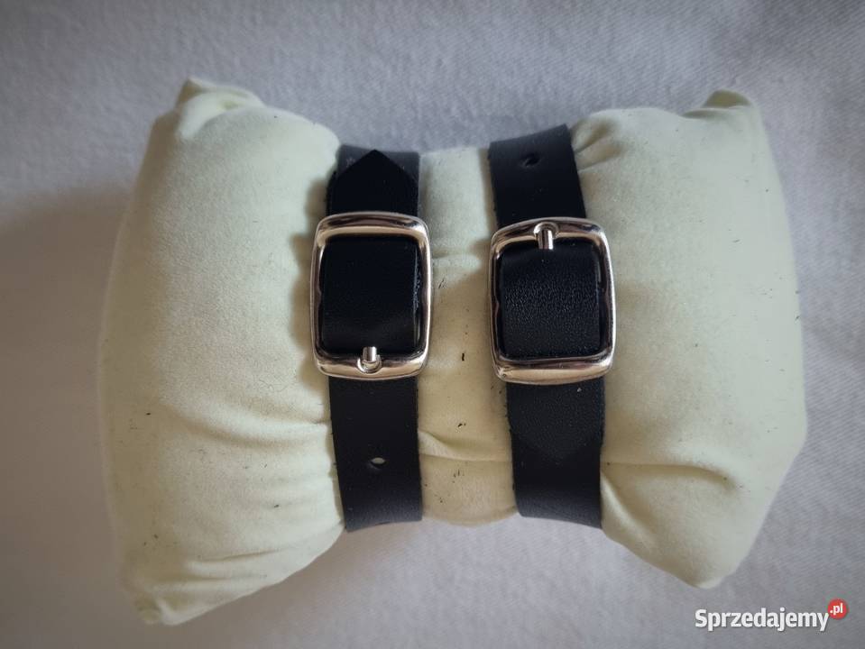 2 wąskie paski skórzane jednoczęściowe damskie Pozostałe Warszawa