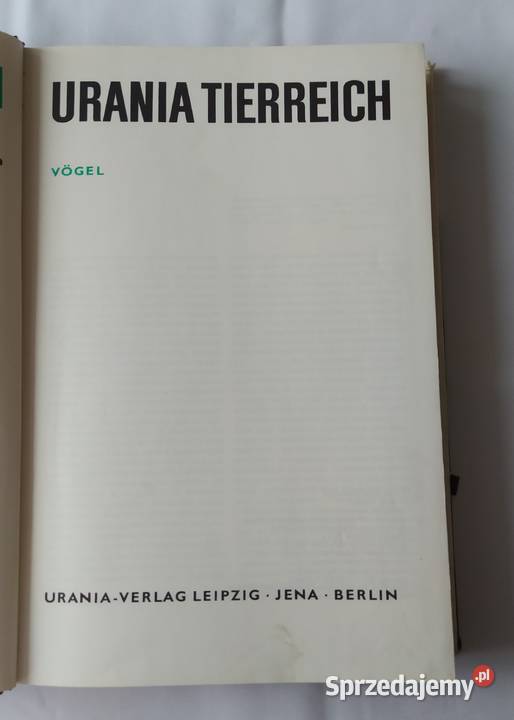 URANIA TIERREICH Vgel Hajnówka