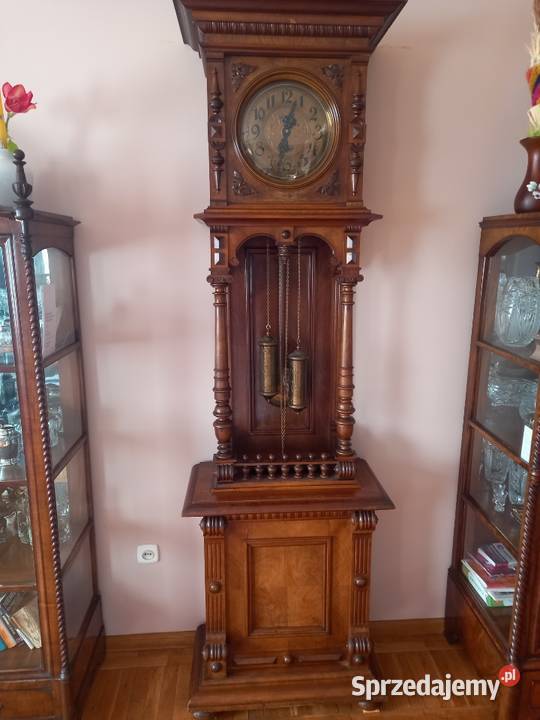 Gustaw Becker Zegar Stojący Secesja Nowa Sól