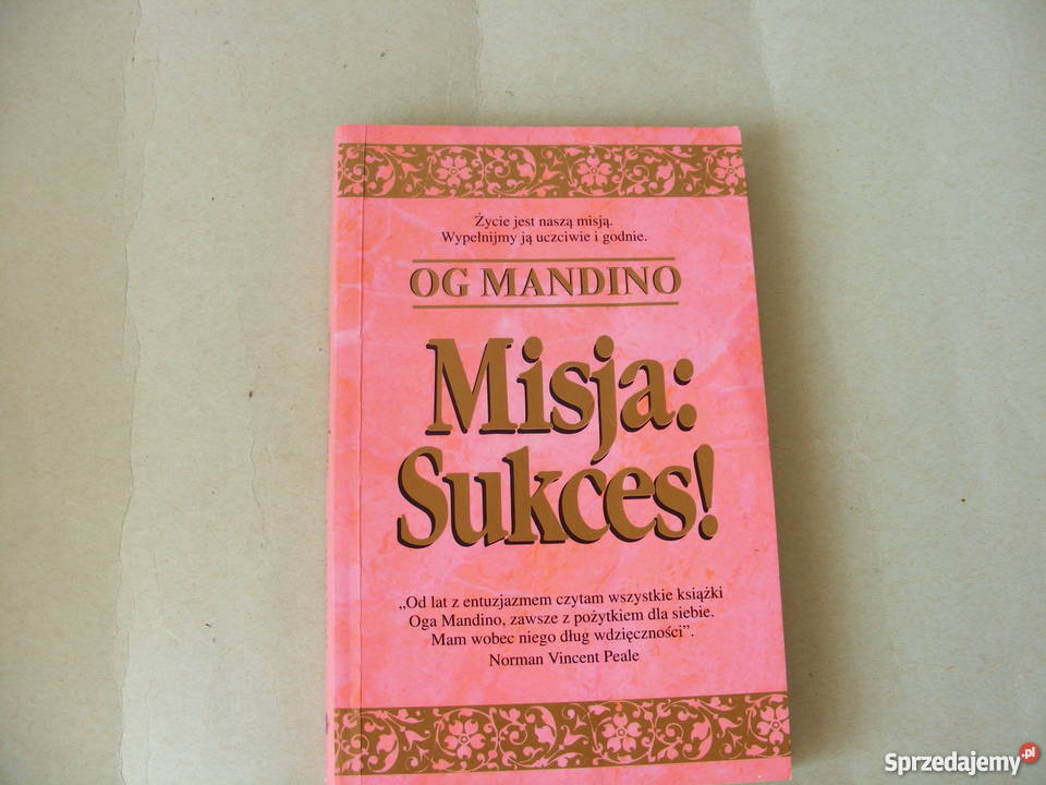 Misja Sukces Mandino poradnik dolnośląskie Oborniki Śląskie