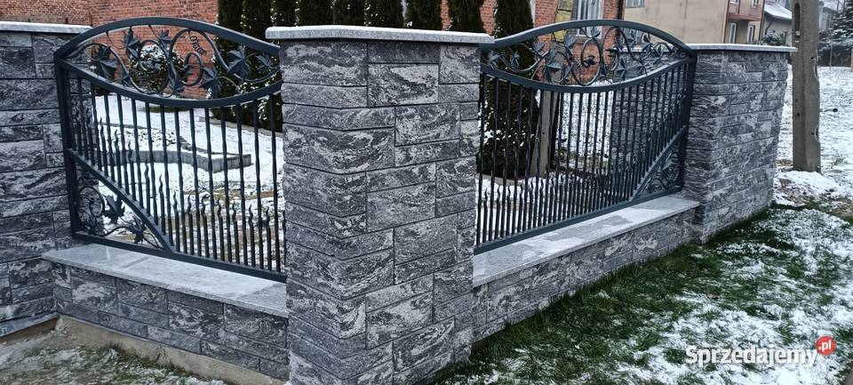 Brama kuta ocynk malowanie proszkowe grafit 7016 Radomsko