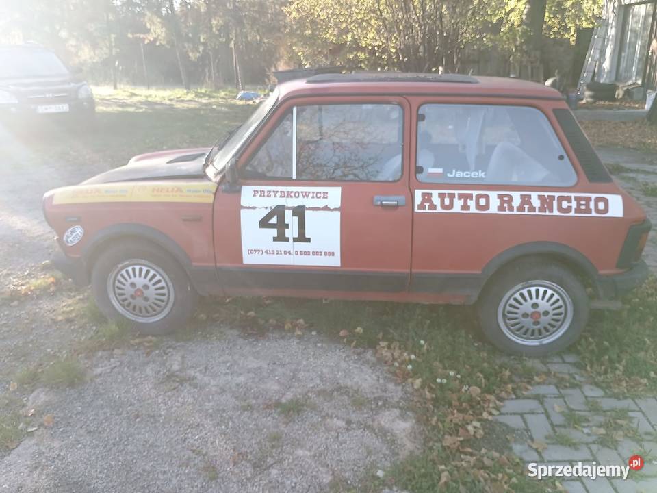 Autobianchi A112 junior 1983 r żółte tablice Biadacz