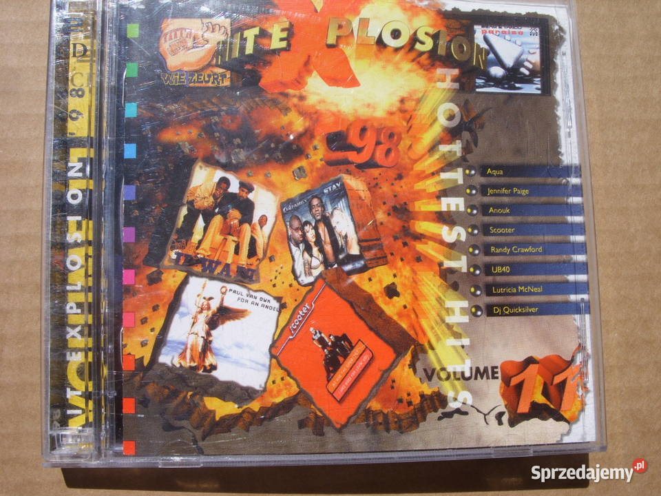 Płyta CD składanka HIT E PLOSION VOL11 2 CD 1998 Płyty i kasety dolnośląskie Wołów sprzedam