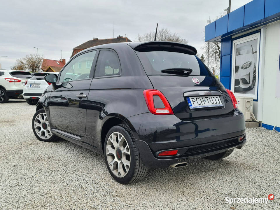 Fiat 500 Automat Klimatronik Półskóry Tempomat ogranicznik prędkości Wągrowiec