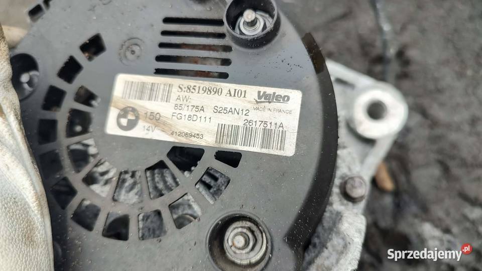 Alternator 8519890AI01 BMW F30 20D Książ Wielkopolski
