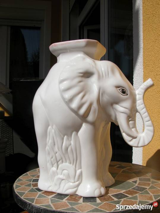 piękny porcelanowy słoń Gorzów Wielkopolski