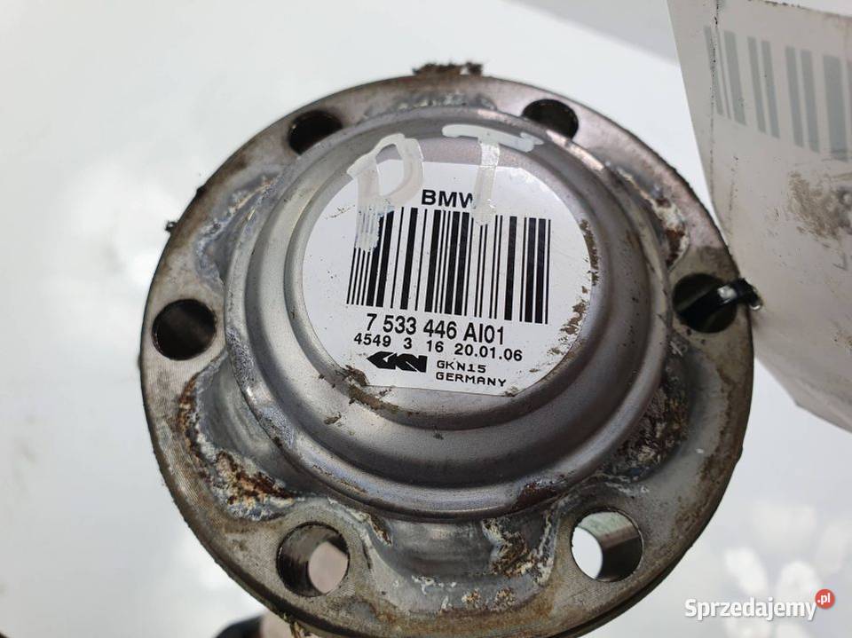 PÓŁOŚ PRAWA TYŁ BMW E 90 7533446 Lipno sprzedam