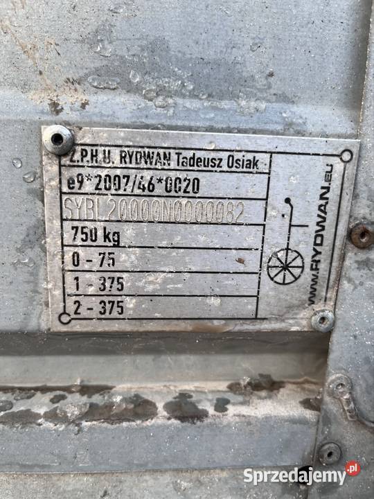Rydwan Euro C750 2022 2 osie plandeka OSB Żytno