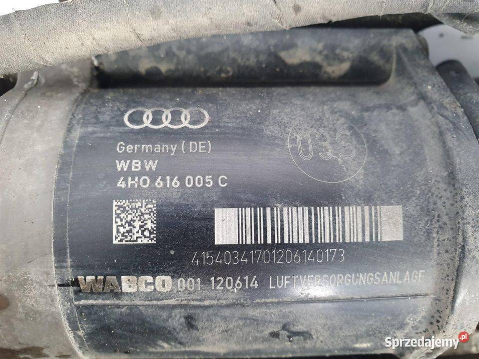 KOMPRESOR ZAWIESZENIA AUDI S8 D4 4H0616005C kujawsko-pomorskie Lipno