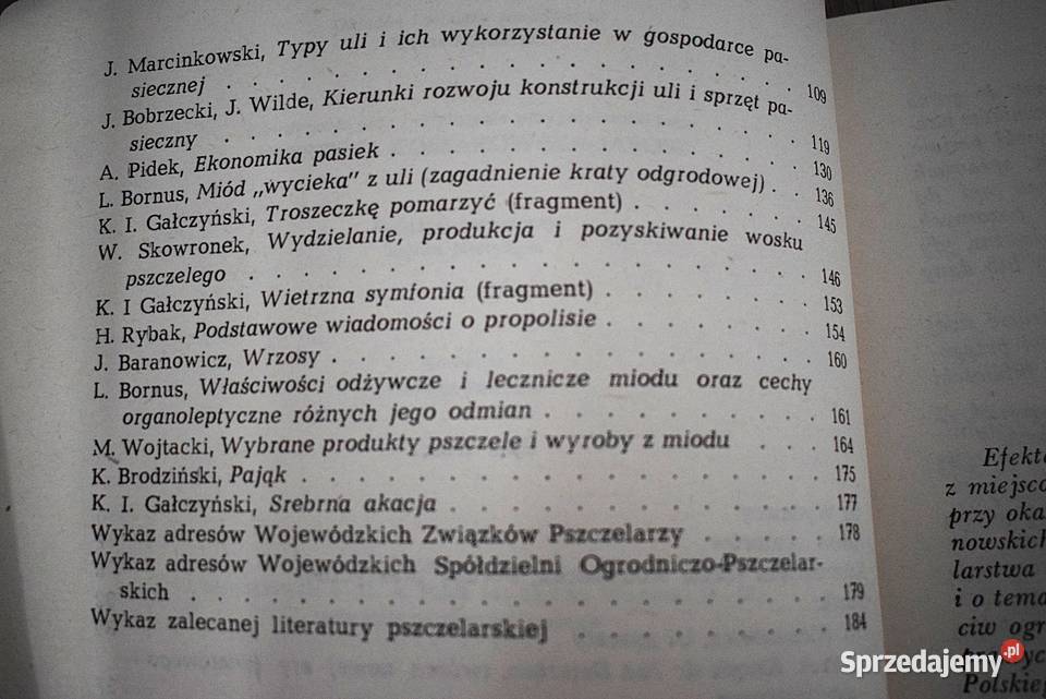 Dzierżonowski Kalendarz Pszczelarski 1986 Chełmno