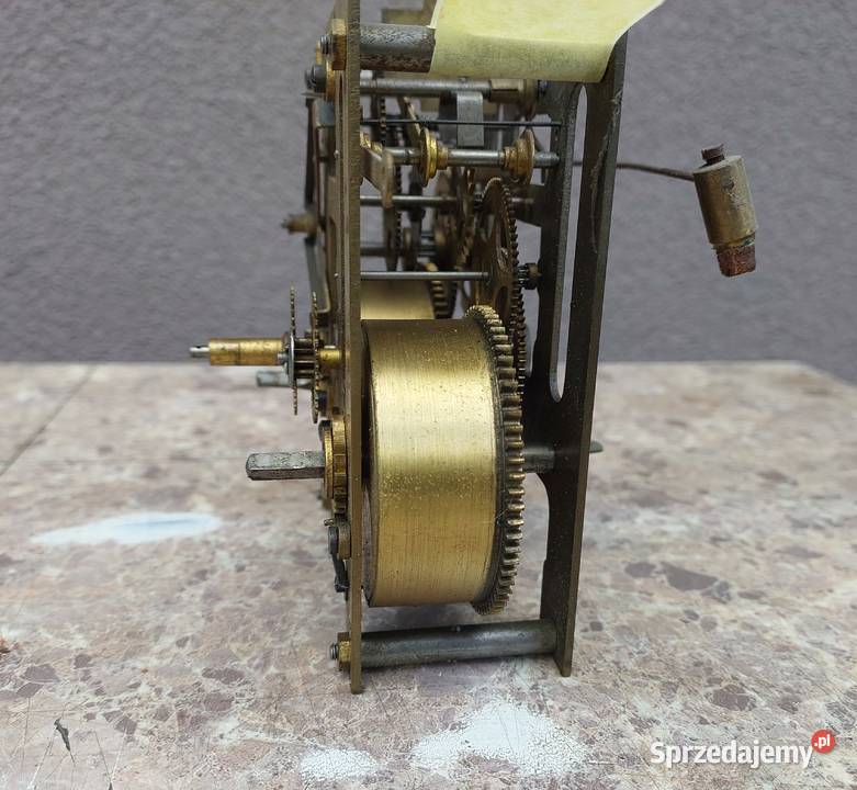 783 Mechanizm starego zegara ściennego HAU Antyki Tczew sprzedam