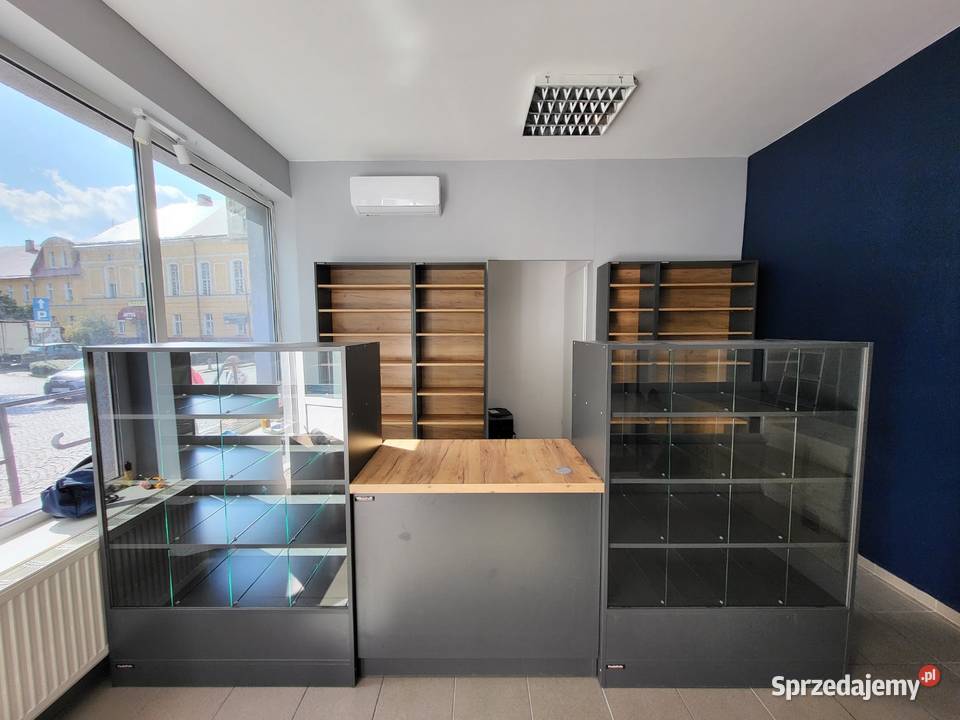 Lada sklepowa sprzedażowa box kasowy recepcja Meble na wymiar opolskie Bzinica Stara
