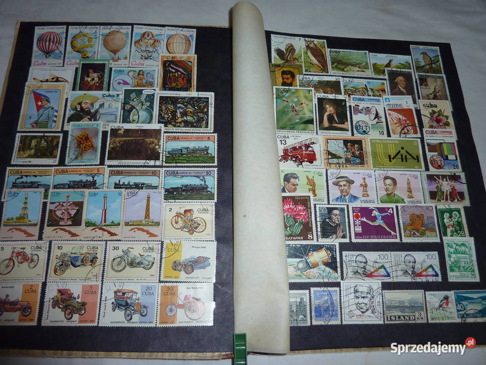 Duży album ze znaczkami Filatelistyka Bukowno