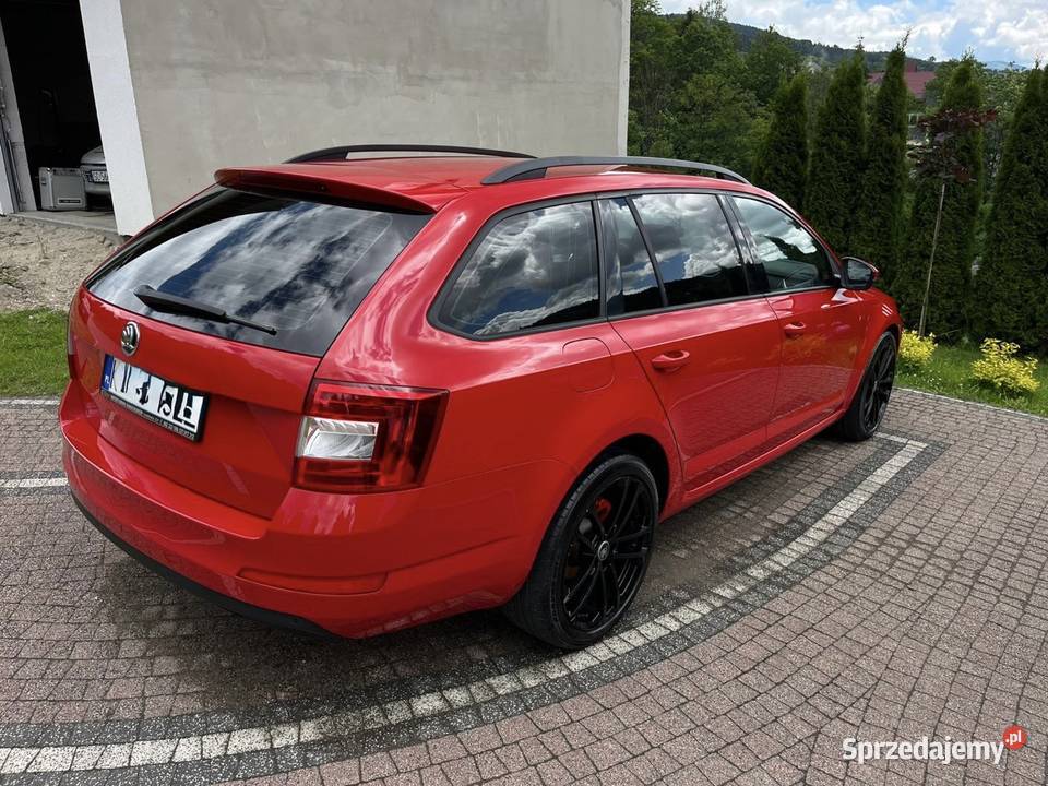 Skoda Octavia 2016 przyciemniane szyby małopolskie Mszana Dolna