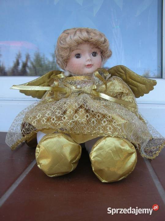 lalka porcelanowa z pozytywką anioł Gorzów Wielkopolski