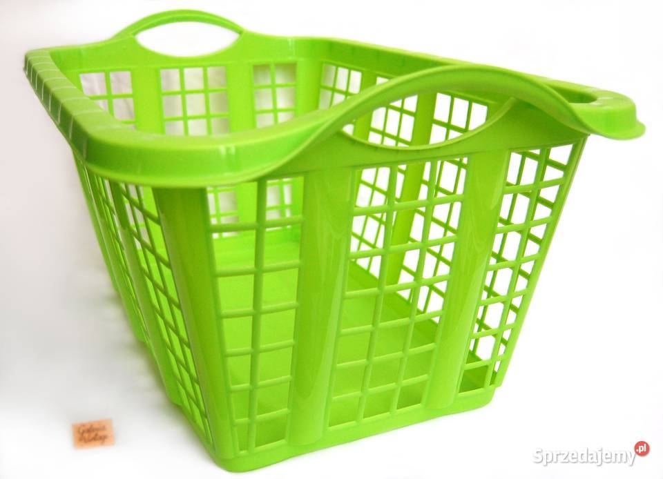 AquaPur nowy kosz na pranie 37l plastikowy zielony lubelskie Lublin