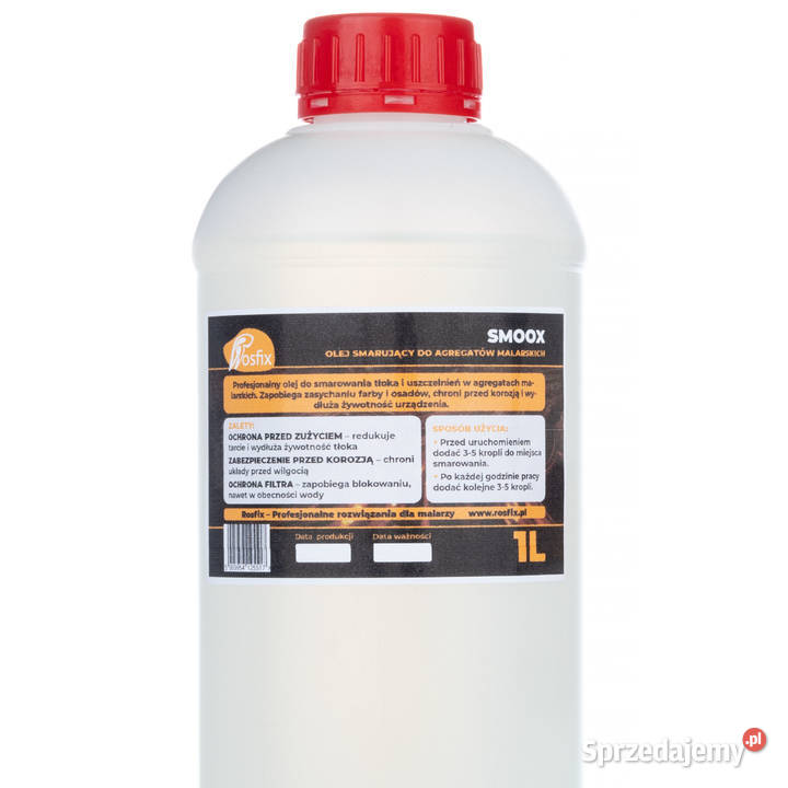 SmooX Olej Smarujący 1L Do Agregatów Malarskich Malarskie Ludźmierz