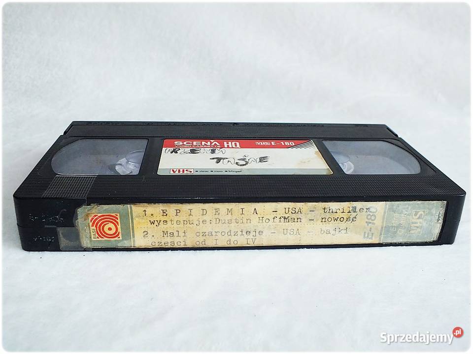 Kaseta VHS GoldStar 180 minut Filmy Epidemia Żary