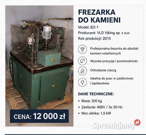Maszyny jubilerskue szlifowanie kamieni polerki Lublin