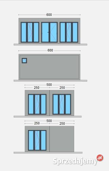 biurowy 6x5 kontener handlowy mieszkalny Legnica