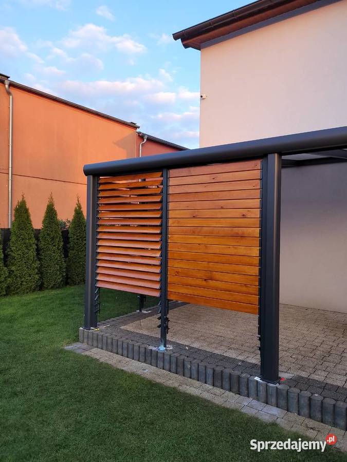 System żaluzjowy do zabudowy pergoli wiaty Świebodzin